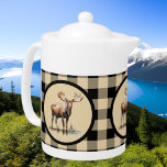 Schattige Land eland naam toevoegen Theepot<br><div class="desc">Schattige Land eland voeg naam theepot toe</div>