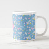 Schattige  land ganzen monogram grote koffiekop (Rechts)