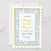 Schattige land Gekke Goose verjaardagsfeestje Kaart (Voorkant)