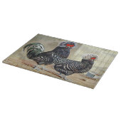 Schattige land haan hen snijplank (Hoek)