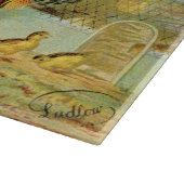 Schattige Land  haan kipglas Snijplank (Hoek)