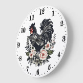 Schattige land haan liefhebbers grote klok (Hoek)