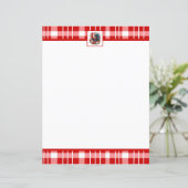 Schattige Land haan liefhebbers papieren blad (Staand voorkant)