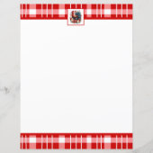 Schattige Land haan liefhebbers papieren blad (Voorkant)