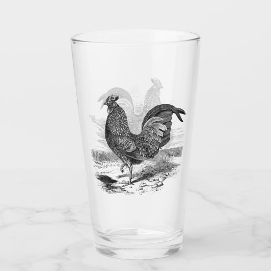 Schattige Land haanglas Glas (Achterkant)