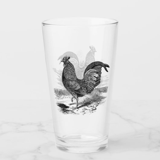 Schattige Land  haanglas Glas (Voorkant)