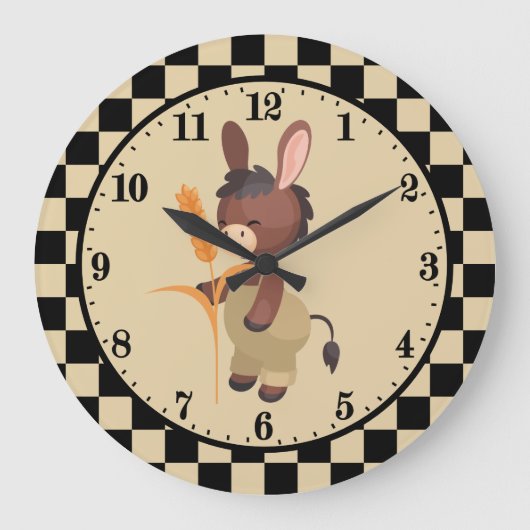 schattige landliefhebbers grote klok (Voorkant)