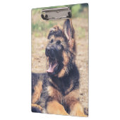 Schattige lange-termijnblaasjespapuppy klembord (Links)