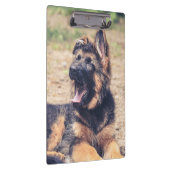 Schattige lange-termijnblaasjespapuppy klembord (Rechts)