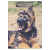 Schattige lange-termijnblaasjespapuppy klembord (Voorkant)