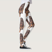 Schattige lange-termijnblaasjespapuppy leggings (Rechts)