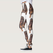 Schattige lange-termijnblaasjespapuppy leggings (Links)