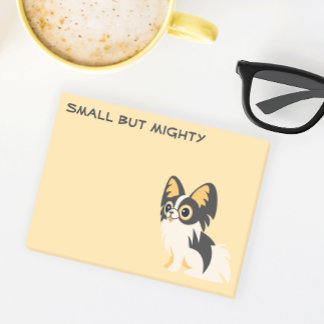 Schattige langharige Chihuahua cartoon Post-it® Notes