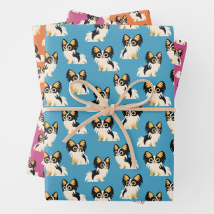 Schattige Langharige Chihuahua's Inpakpapier Vel