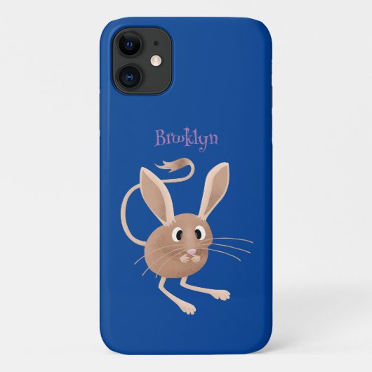 Schattige langoorkerbois cartoonillustratie Case-Mate iPhone case (Achterkant)
