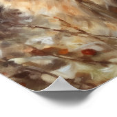 Schattige LaPerm Cat Art Print Poster (Hoek)