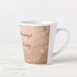 Schattige Latte Koffiemok | Bloemige Meisjes Esthe Mok