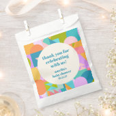 Schattige Lavendel Blauw Baby shower Custom Dank u Bedankzakje (Geknipt)