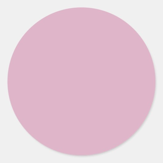 Schattige Lavendel Roze Sticker (Voorkant)