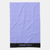 Schattige lavendelblauw, Elegant Theedoek (Verticaal)