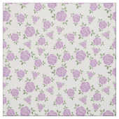 Schattige lavendelbloempatroon stof (Swatch)
