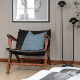 Schattige lavendelpatroon waterverf bloemlicht bla kussen