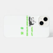"Schattige Lazy Panda Comfort trendy ontwerp" iPhone Hoesje (Achterkant horizontaal)