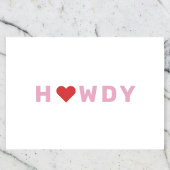 Schattige leeg Wenskaart Kaart