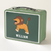 Schattige Leeuw Aangepaste Aangepaste Naam Terug N (Achterkant)