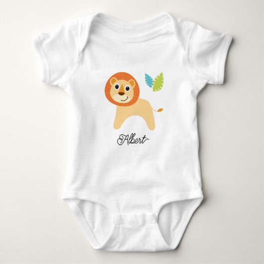 Schattige Leeuw Romper (Voorkant)