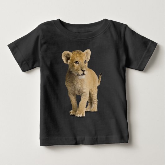 Schattige leeuwenkap T-Shirt (Voorkant)