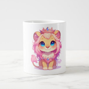 Schattige Leeuwenkoning [Product] Kawaii Kroon Die Grote Koffiekop