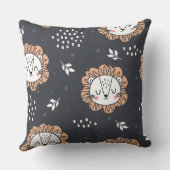 Schattige Leeuwenkussen, Kinder decoratief dier Kussen (Achterkant)