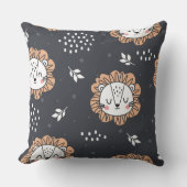 Schattige Leeuwenkussen, Kinder decoratief dier Kussen (Voorkant)