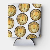 Schattige Leeuwenpatroon Blikjeskoeler (Voorkant)