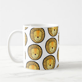 Schattige Leeuwenpatroon Koffiemok