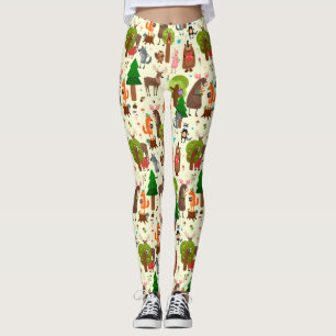 Schattige Leggings van bosdieren