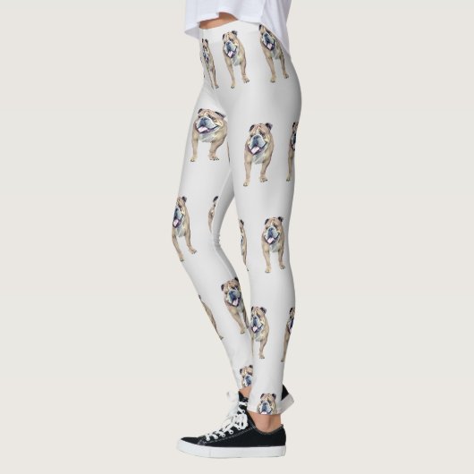 Schattige Leggings voor bulledog (Links)