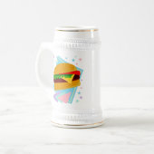 Schattige Lekkere Burger Bierpul (Voorkant links)