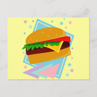 Schattige Lekkere Burger Briefkaart