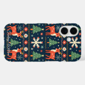 Schattige lelijk kersttruitjespatroon Case-Mate iPhone case (Achterkant (horizontaal))
