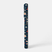 Schattige lelijk kersttruitjespatroon iPhone 16 hoesje (Linkerkant)