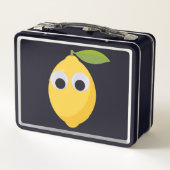 Schattige Lemon-personage met Googly Eyes (Achterkant)