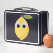 Schattige Lemon-personage met Googly Eyes (In situ)