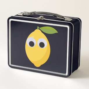 Schattige Lemon-personage met Googly Eyes