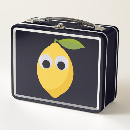 Schattige Lemon-personage met Googly Eyes (Voorkant)
