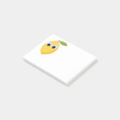 Schattige Lemon-personage met Googly Eyes Post-it® Notes (Schuin)