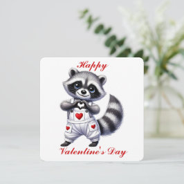 Schattige Lemur - Valentijnsdagkaart Bedankkaart