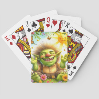 Schattige Lente Kobold Pokerkaarten