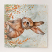 Schattige lente konijn legpuzzel (Horizontaal)